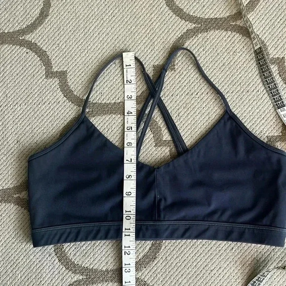We over Me strappy washed black sports bra - Picture 8 of 13